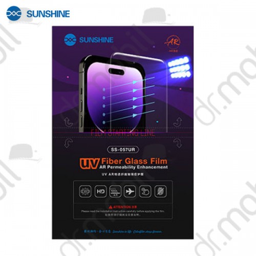 Hydrogel UV üveg képernyővédő fólia - UV AR anti-reflective Sunshine SS-057UR hidrogel üvegfólia, mobiltelefon, okosóra